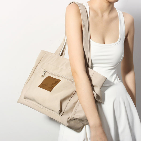 NICHE CANVAS SINGLE-SHOULDER BAG